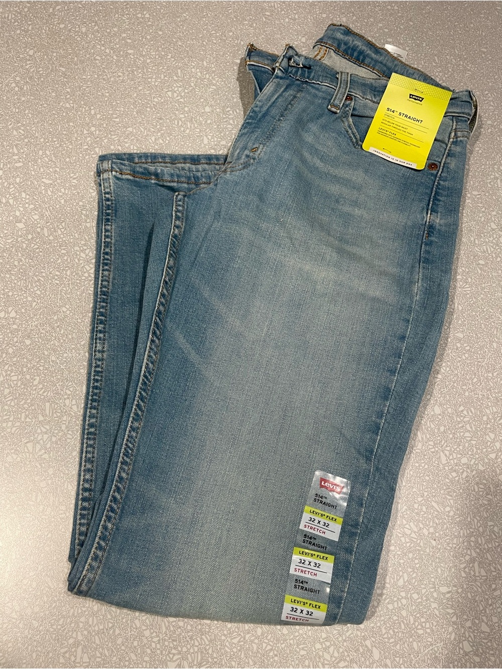 Exclusive - Levi's Men's Light Blue Straight Jeans